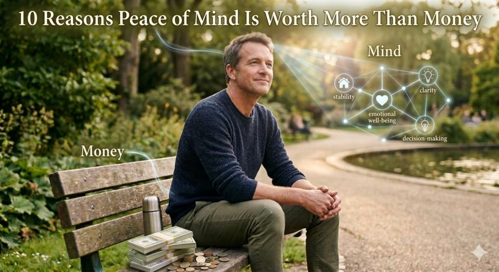 peace of mind is worth more than money